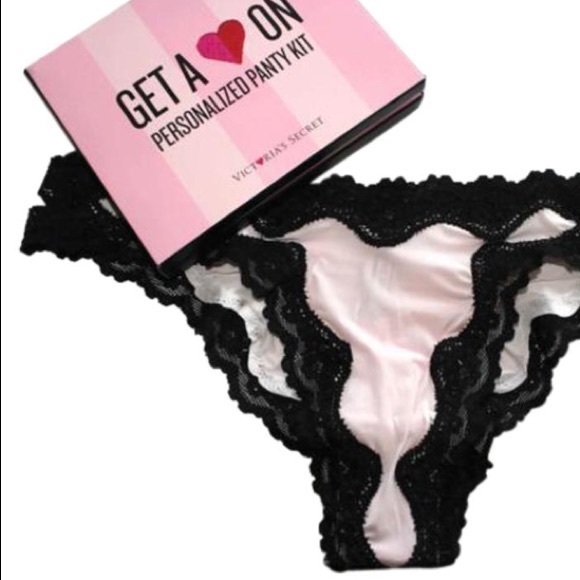 VS Panty Set Personalized Underwear Pantie Women’s Victoria’s Secret Kit New NWT - Picture 2 of 9